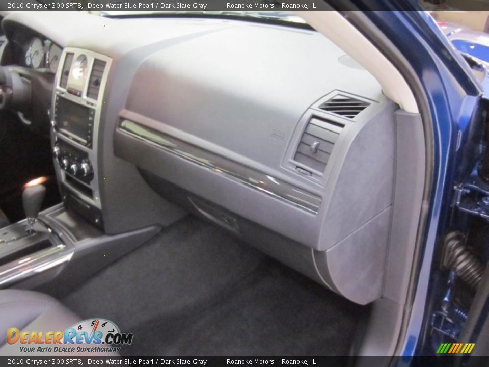 2010 Chrysler 300 SRT8 Deep Water Blue Pearl / Dark Slate Gray Photo #24