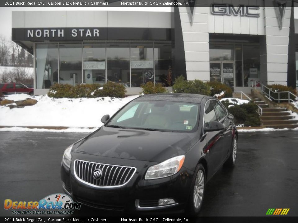 2011 Buick Regal CXL Carbon Black Metallic / Cashmere Photo #1