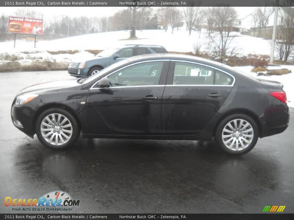 2011 Buick Regal CXL Carbon Black Metallic / Cashmere Photo #6
