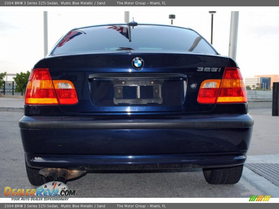 2004 BMW 3 Series 325i Sedan Mystic Blue Metallic / Sand Photo #5