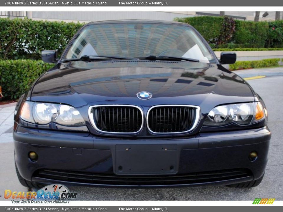 2004 BMW 3 Series 325i Sedan Mystic Blue Metallic / Sand Photo #11