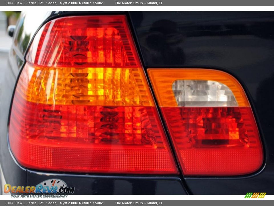 2004 BMW 3 Series 325i Sedan Mystic Blue Metallic / Sand Photo #19