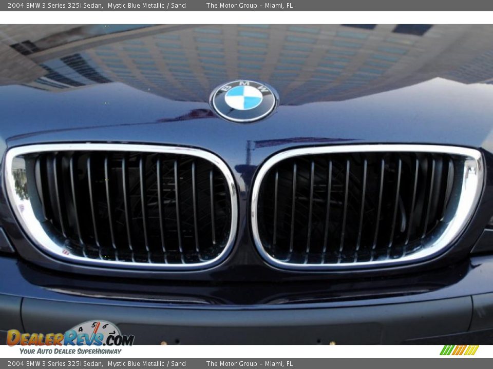 2004 BMW 3 Series 325i Sedan Mystic Blue Metallic / Sand Photo #21