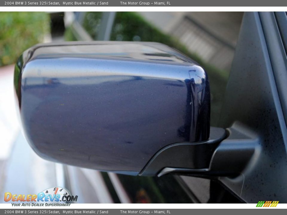 2004 BMW 3 Series 325i Sedan Mystic Blue Metallic / Sand Photo #23