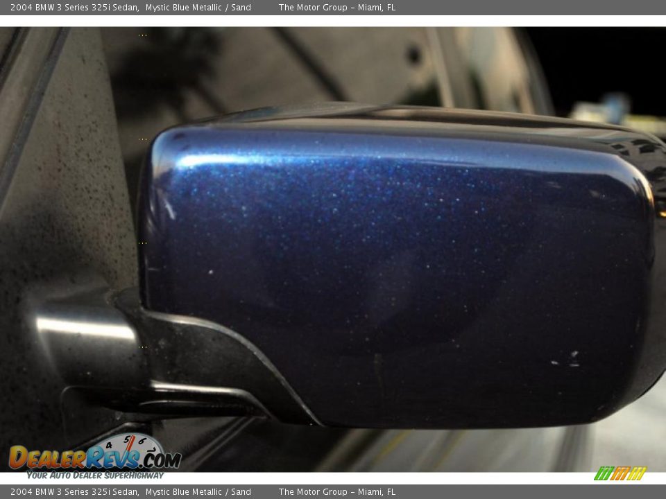 2004 BMW 3 Series 325i Sedan Mystic Blue Metallic / Sand Photo #24