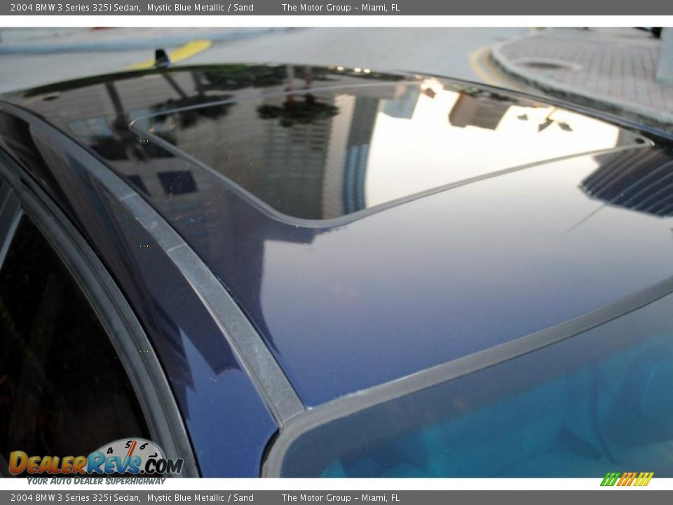 2004 BMW 3 Series 325i Sedan Mystic Blue Metallic / Sand Photo #27