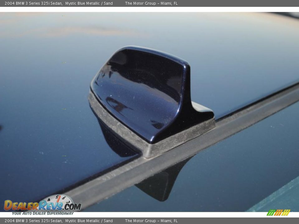 2004 BMW 3 Series 325i Sedan Mystic Blue Metallic / Sand Photo #28