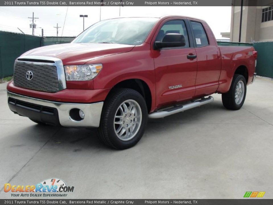 Front 3/4 View of 2011 Toyota Tundra TSS Double Cab Photo #7