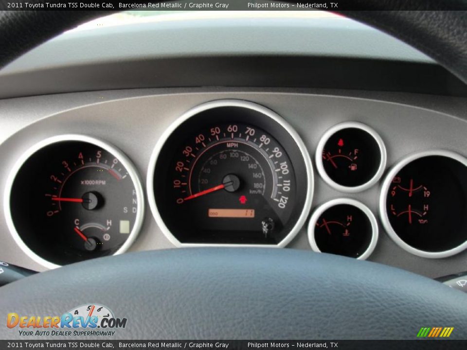 2011 Toyota Tundra TSS Double Cab Gauges Photo #35