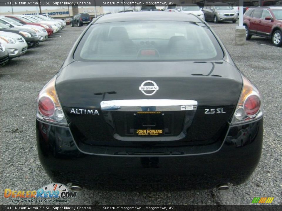 2011 Nissan Altima 2.5 SL Super Black / Charcoal Photo #7