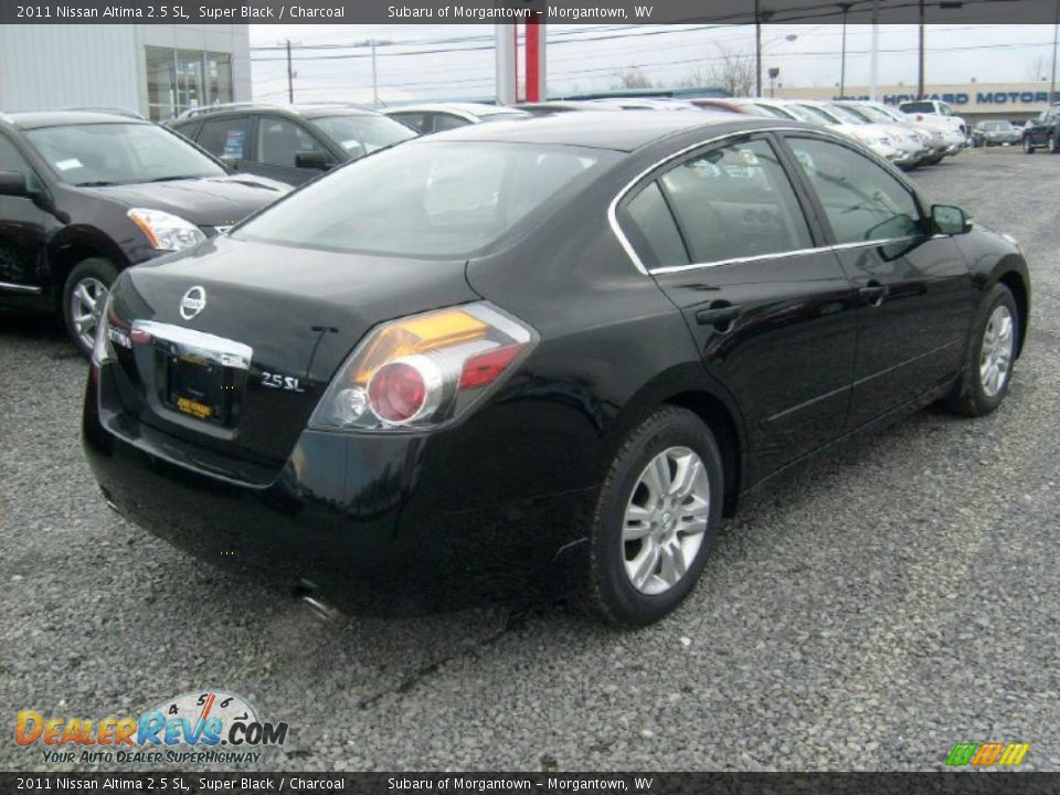 2011 Nissan Altima 2.5 SL Super Black / Charcoal Photo #8