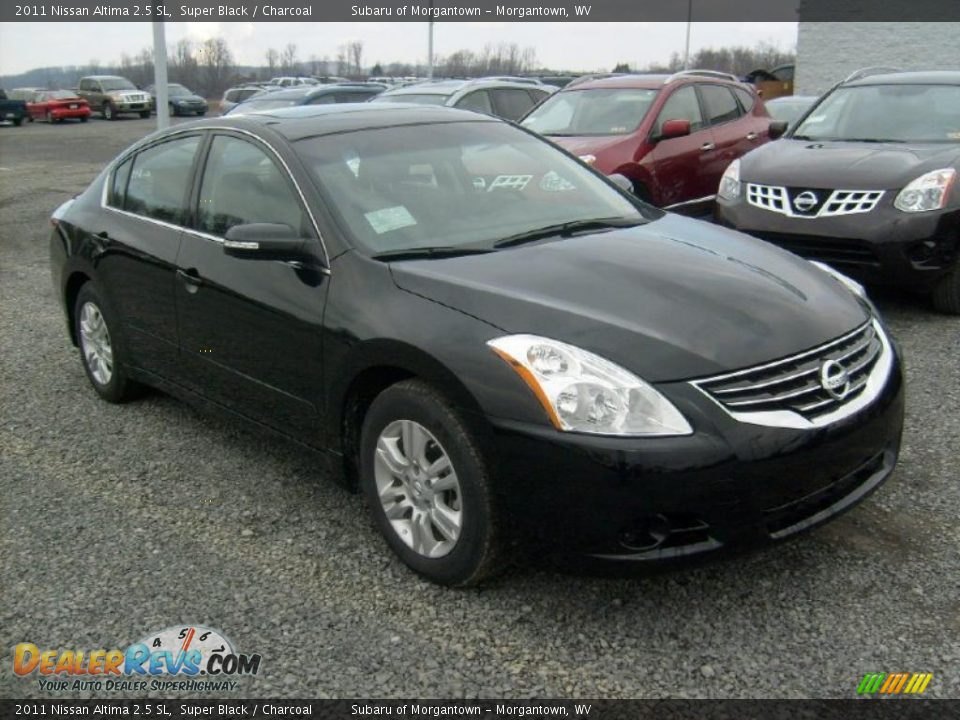 2011 Nissan Altima 2.5 SL Super Black / Charcoal Photo #9