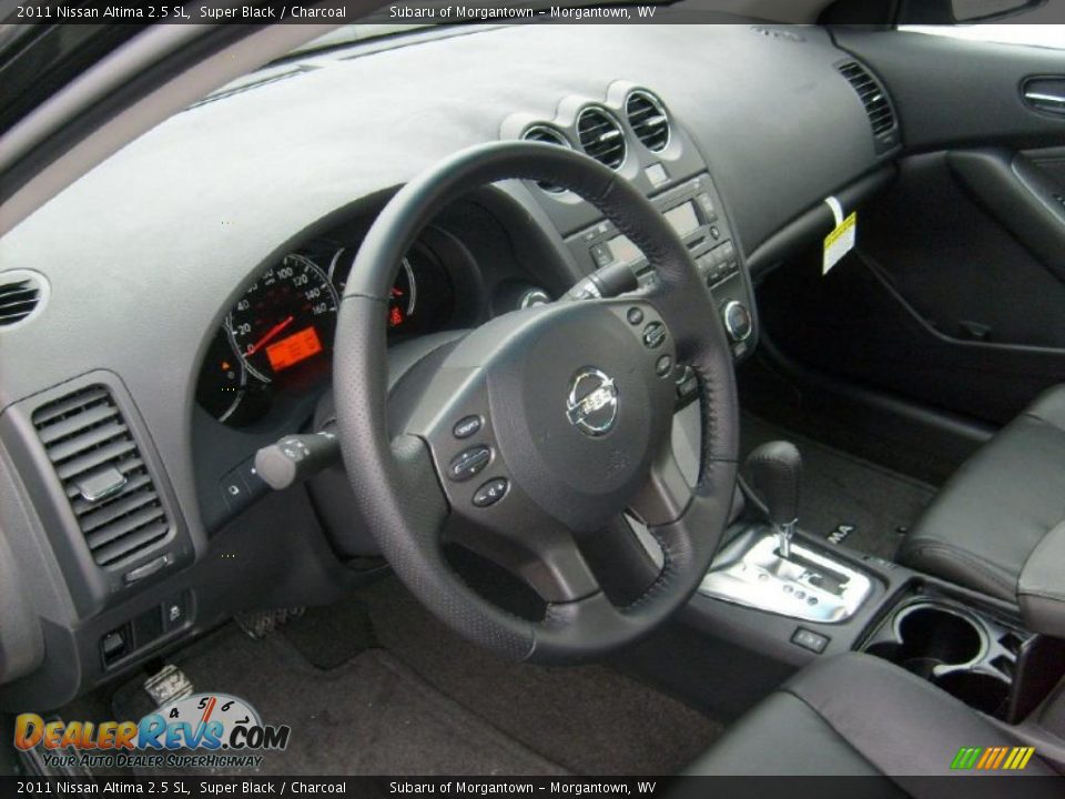 2011 Nissan Altima 2.5 SL Super Black / Charcoal Photo #12