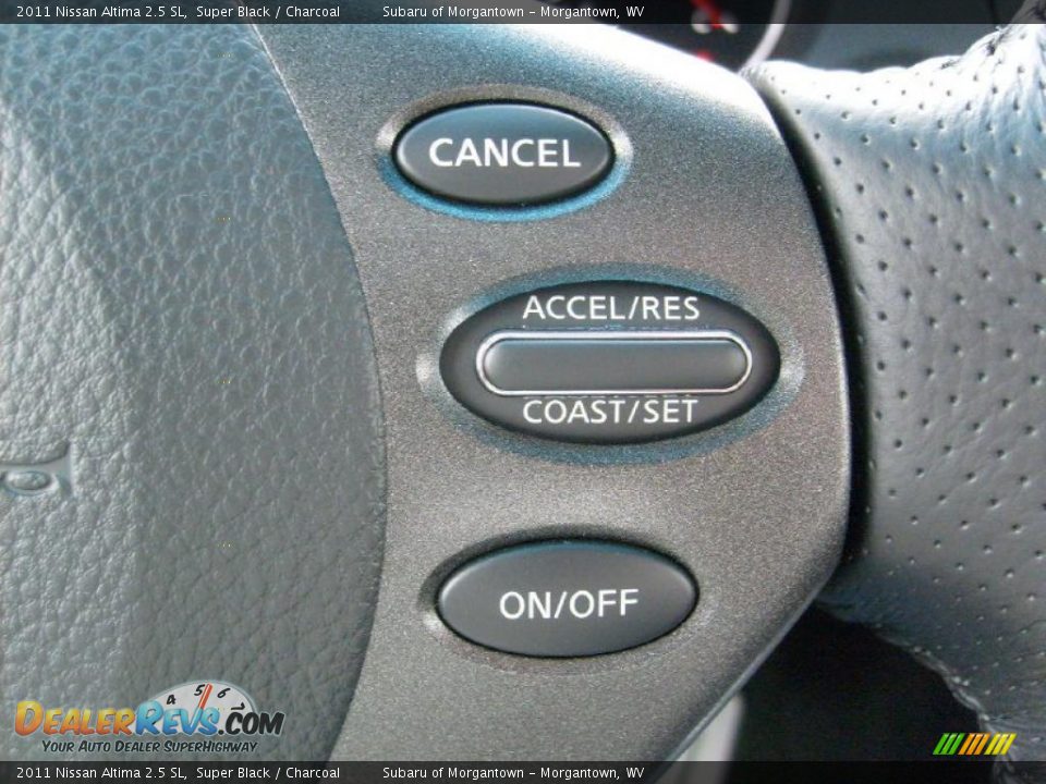 2011 Nissan Altima 2.5 SL Super Black / Charcoal Photo #18
