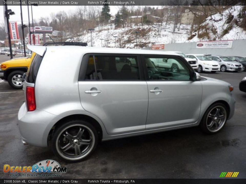 2008 Scion xB Classic Silver Metallic / Dark Gray Photo #5
