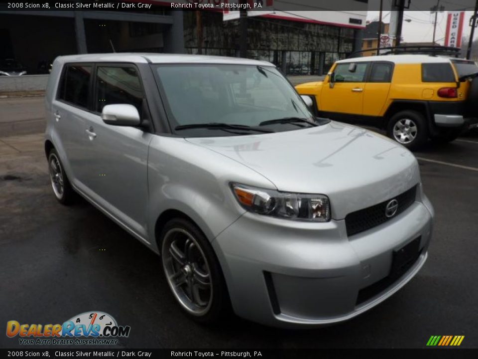 2008 Scion xB Classic Silver Metallic / Dark Gray Photo #6