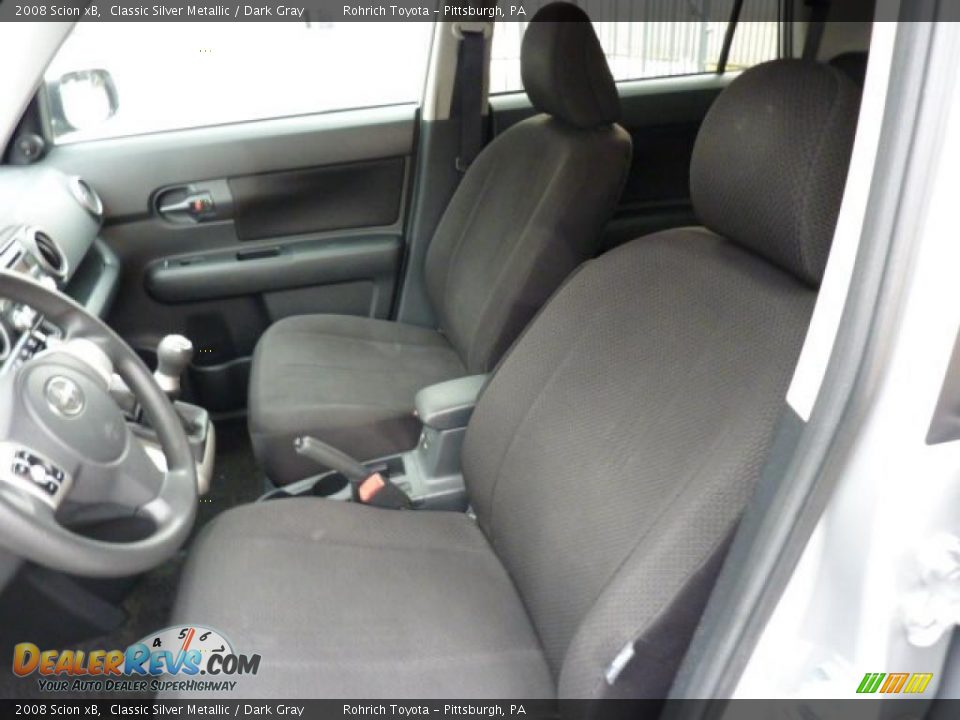 2008 Scion xB Classic Silver Metallic / Dark Gray Photo #7