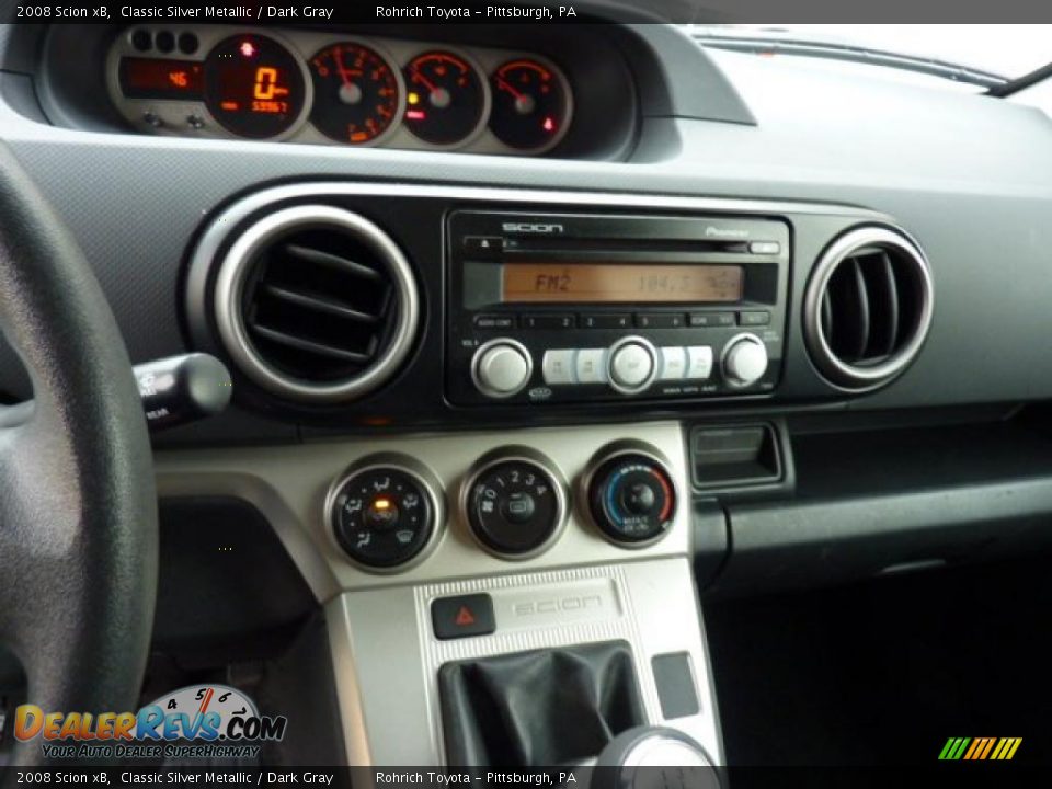 2008 Scion xB Classic Silver Metallic / Dark Gray Photo #9