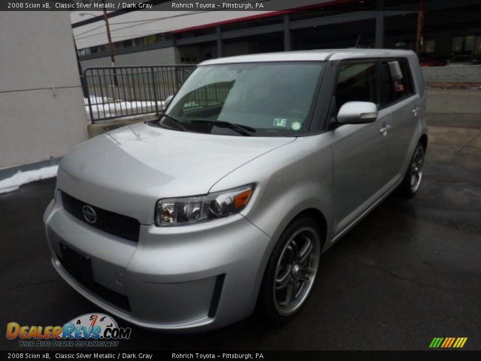 2008 Scion xB Classic Silver Metallic / Dark Gray Photo #11
