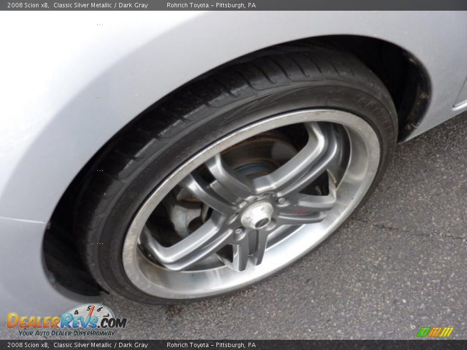 2008 Scion xB Classic Silver Metallic / Dark Gray Photo #12
