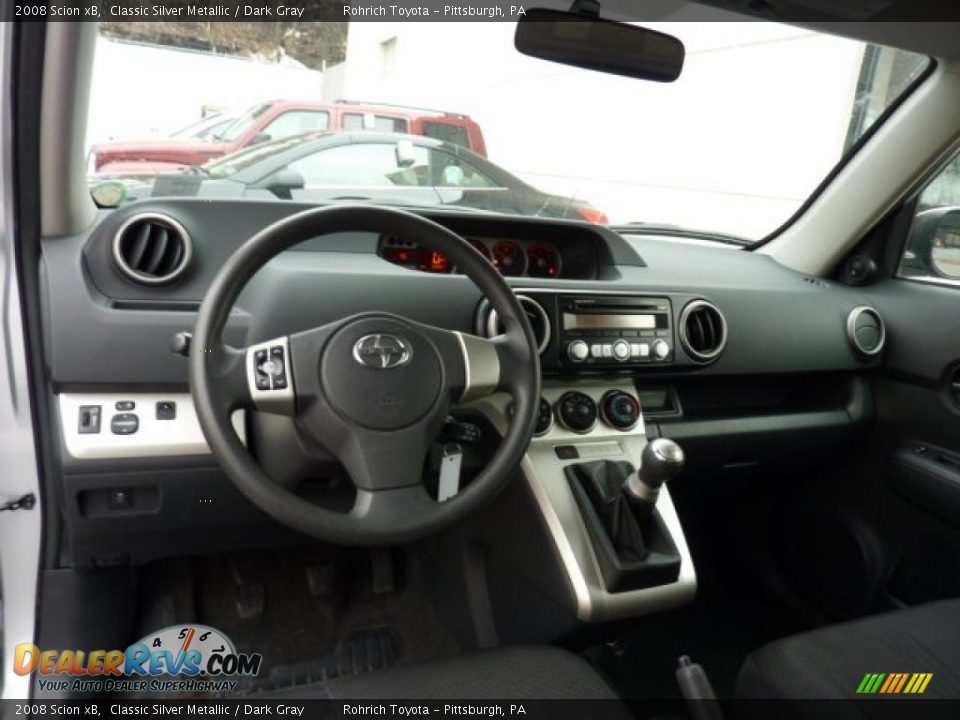 2008 Scion xB Classic Silver Metallic / Dark Gray Photo #13