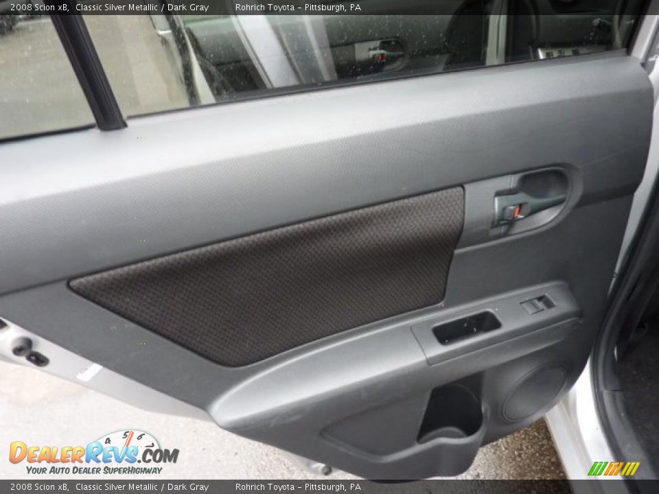 2008 Scion xB Classic Silver Metallic / Dark Gray Photo #14