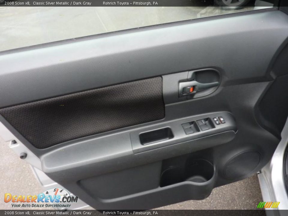 2008 Scion xB Classic Silver Metallic / Dark Gray Photo #15