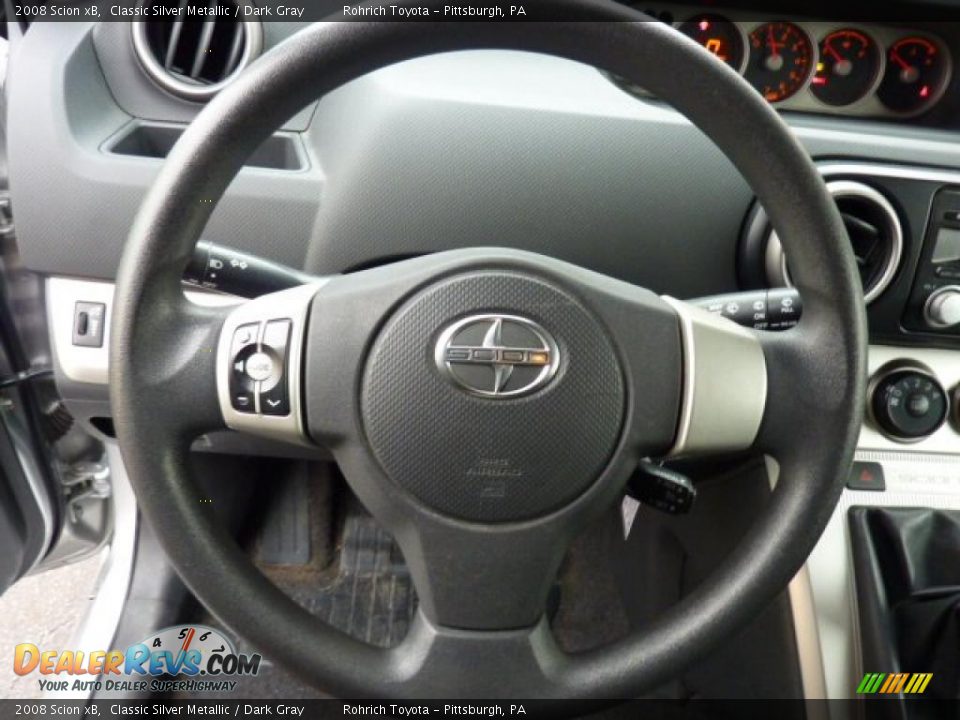 2008 Scion xB Classic Silver Metallic / Dark Gray Photo #17