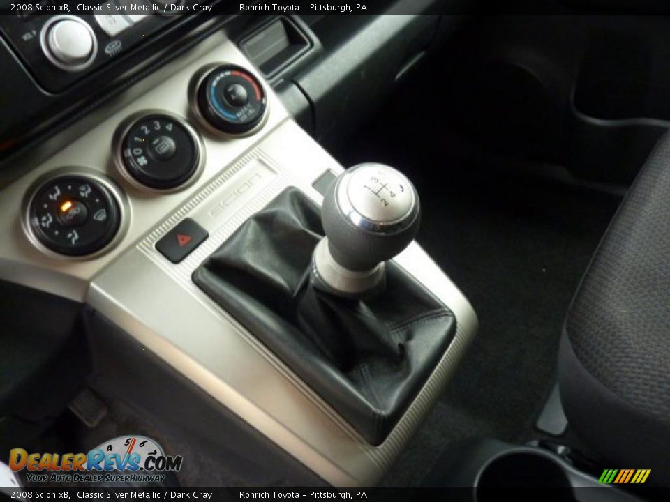 2008 Scion xB Classic Silver Metallic / Dark Gray Photo #18