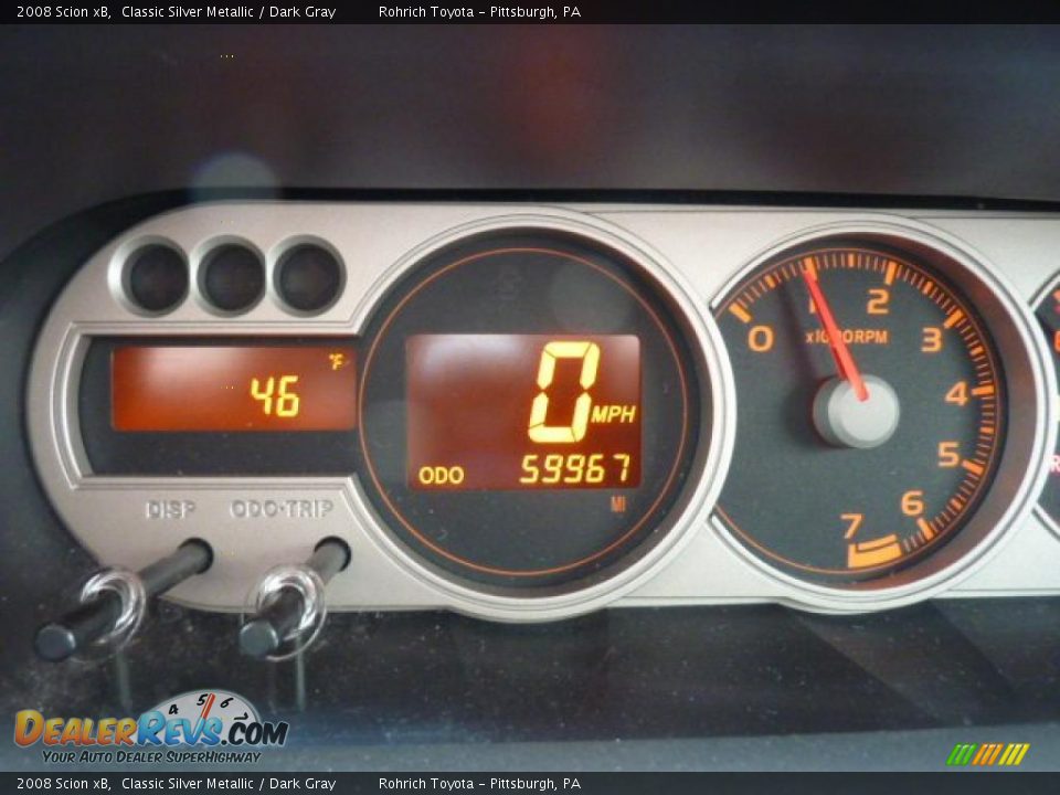 2008 Scion xB Classic Silver Metallic / Dark Gray Photo #20