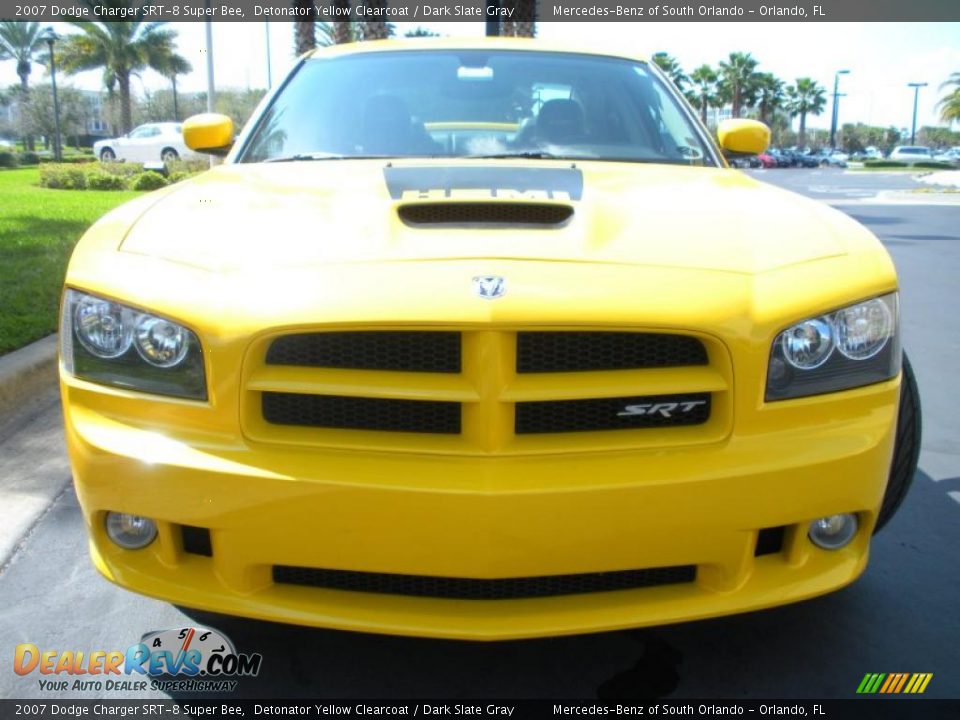 2007 Dodge Charger SRT-8 Super Bee Detonator Yellow Clearcoat / Dark Slate Gray Photo #3