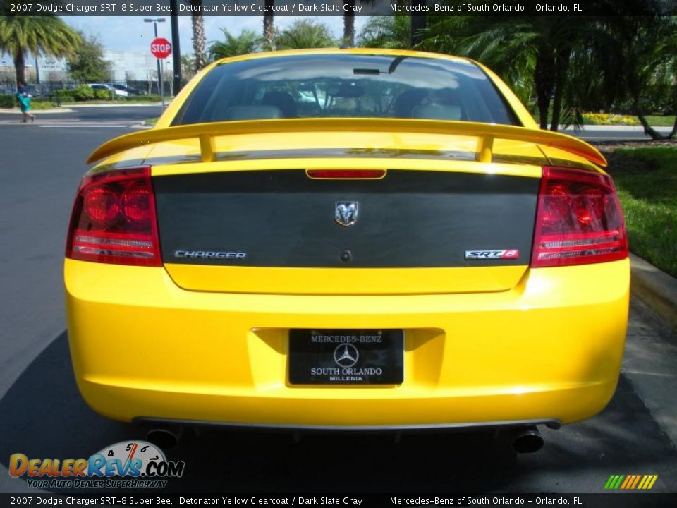 Detonator Yellow Clearcoat 2007 Dodge Charger SRT-8 Super Bee Photo #7