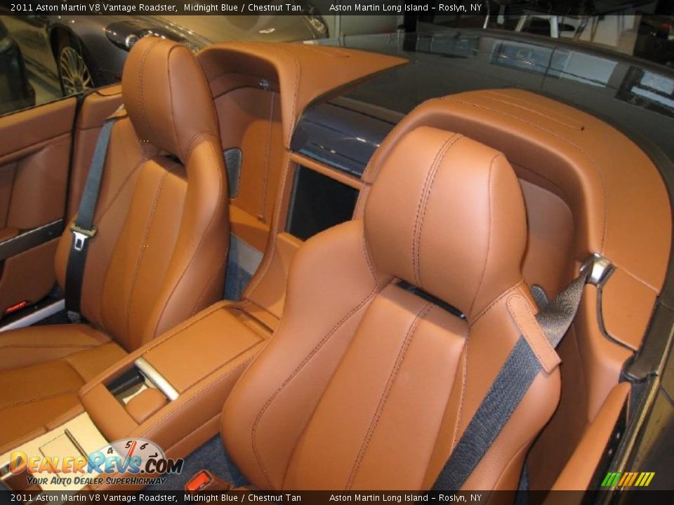 Chestnut Tan Interior - 2011 Aston Martin V8 Vantage Roadster Photo #10