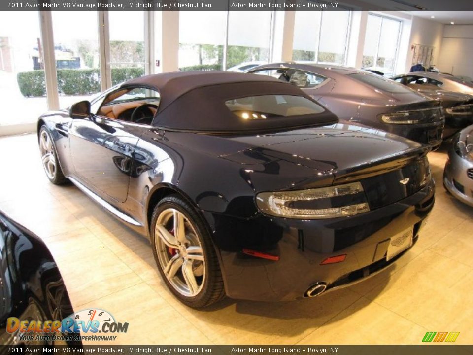 Midnight Blue 2011 Aston Martin V8 Vantage Roadster Photo #13