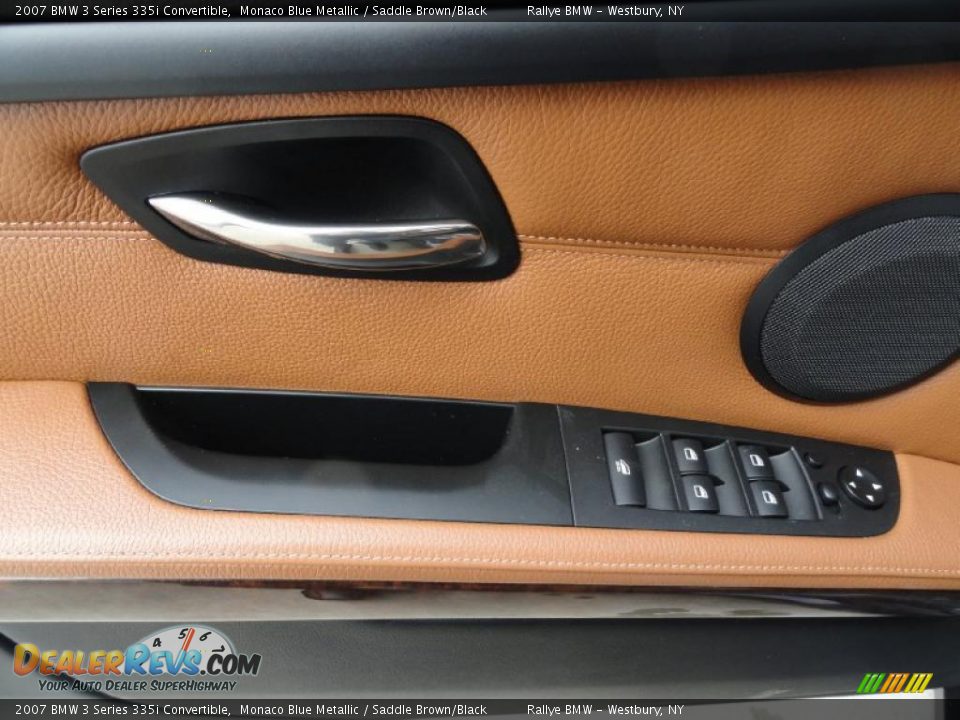 2007 BMW 3 Series 335i Convertible Monaco Blue Metallic / Saddle Brown/Black Photo #8