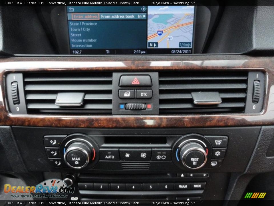 2007 BMW 3 Series 335i Convertible Monaco Blue Metallic / Saddle Brown/Black Photo #12