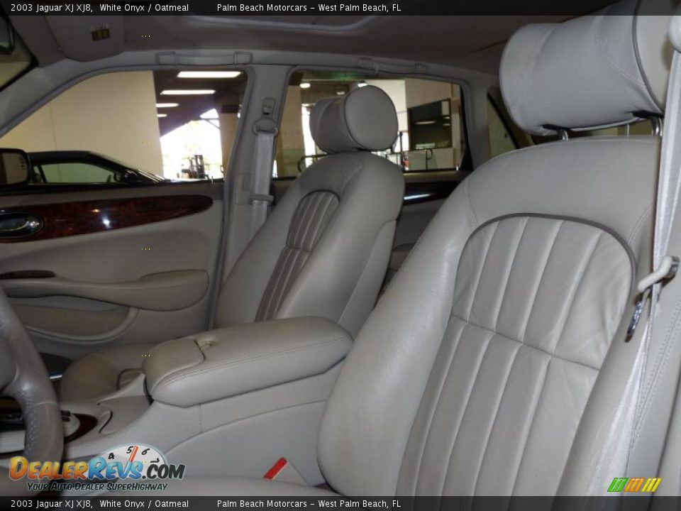 Oatmeal Interior - 2003 Jaguar XJ XJ8 Photo #12