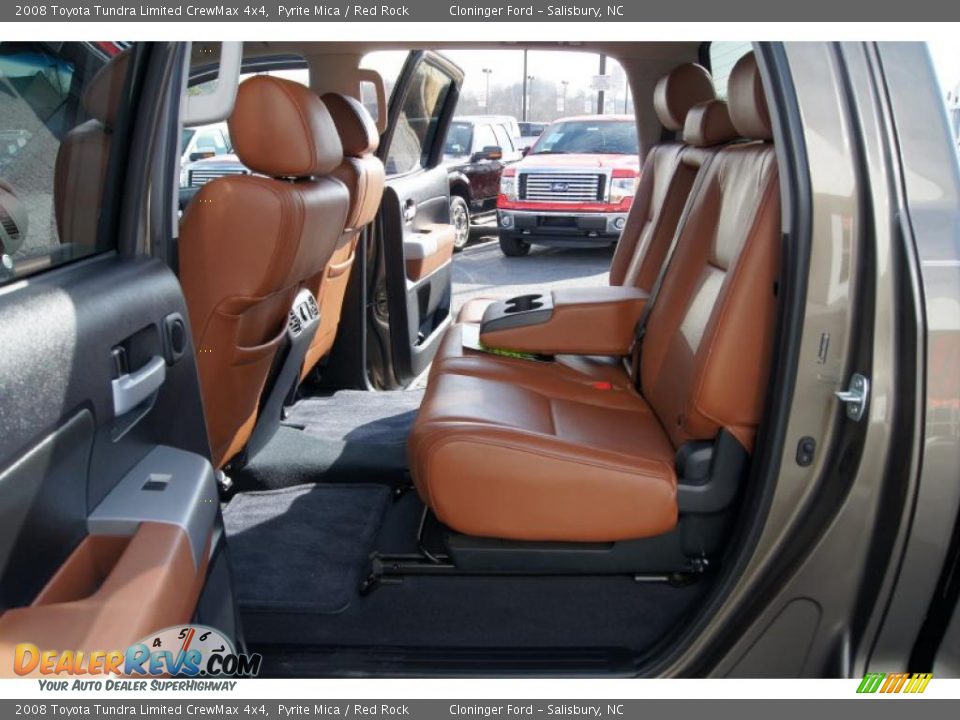 Red Rock Interior - 2008 Toyota Tundra Limited CrewMax 4x4 Photo #10