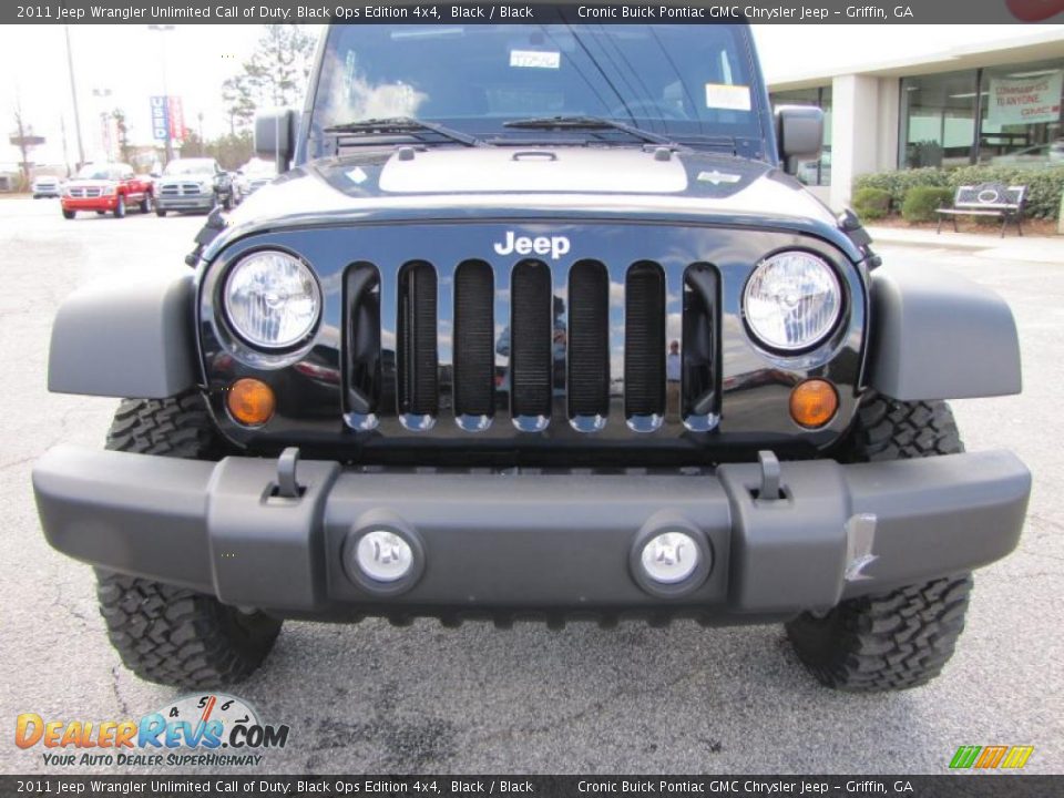 2011 Jeep Wrangler Unlimited Call of Duty: Black Ops Edition 4x4 Black / Black Photo #2