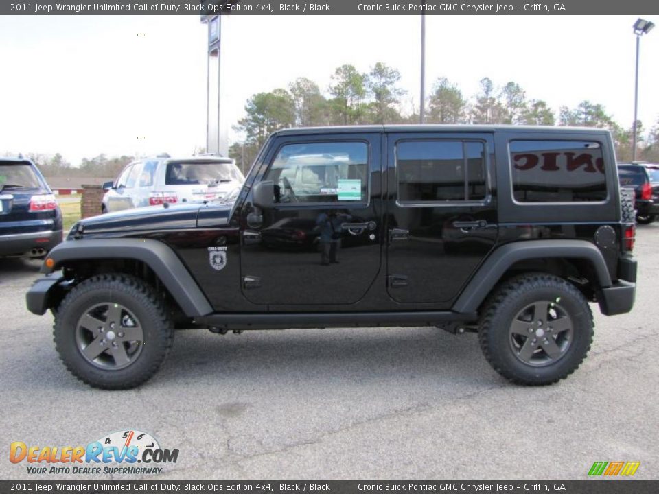 Black 2011 Jeep Wrangler Unlimited Call of Duty: Black Ops Edition 4x4 Photo #4