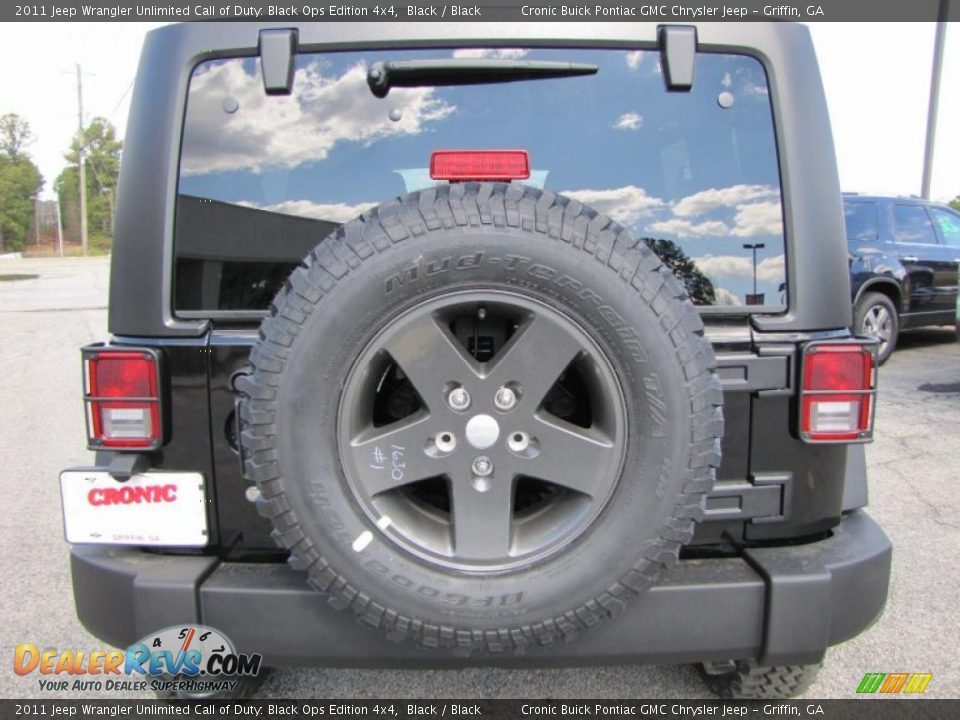 2011 Jeep Wrangler Unlimited Call of Duty: Black Ops Edition 4x4 Black / Black Photo #6
