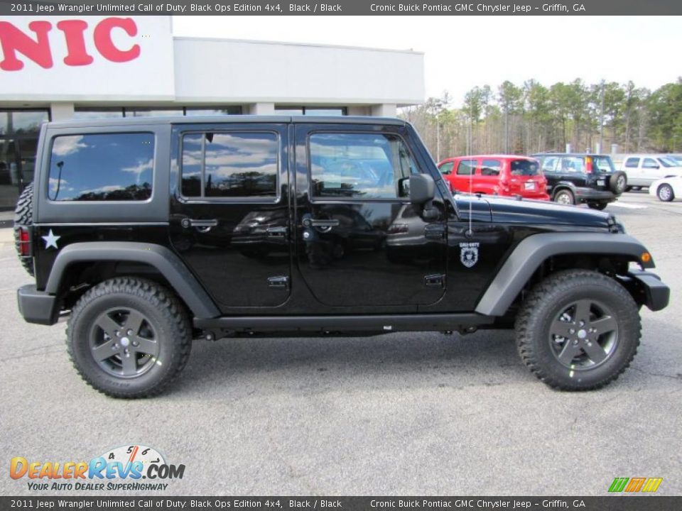 Black 2011 Jeep Wrangler Unlimited Call of Duty: Black Ops Edition 4x4 Photo #8