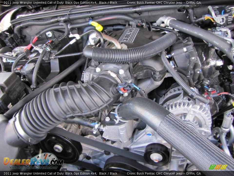 2011 Jeep Wrangler Unlimited Call of Duty: Black Ops Edition 4x4 3.8 Liter OHV 12-Valve V6 Engine Photo #10