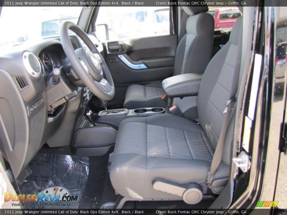 2011 Jeep Wrangler Unlimited Call of Duty: Black Ops Edition 4x4 Black / Black Photo #12