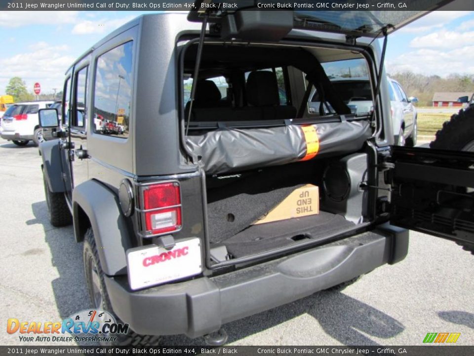 2011 Jeep Wrangler Unlimited Call of Duty: Black Ops Edition 4x4 Black / Black Photo #13