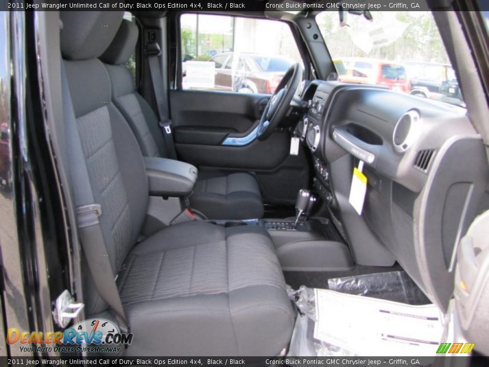 2011 Jeep Wrangler Unlimited Call of Duty: Black Ops Edition 4x4 Black / Black Photo #14