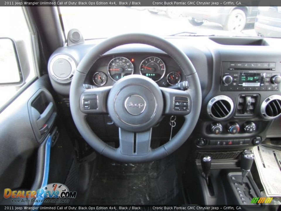 2011 Jeep Wrangler Unlimited Call of Duty: Black Ops Edition 4x4 Black / Black Photo #16