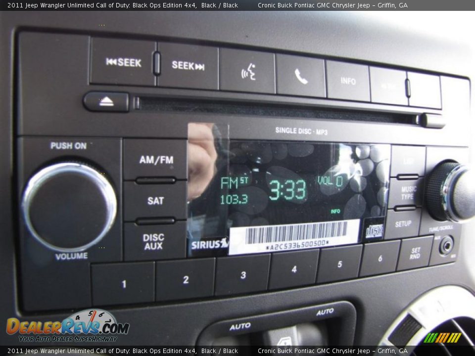 2011 Jeep Wrangler Unlimited Call of Duty: Black Ops Edition 4x4 Black / Black Photo #18