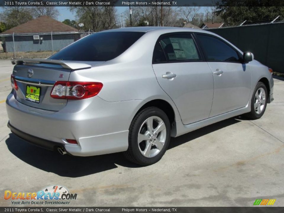 Classic Silver Metallic 2011 Toyota Corolla S Photo #3