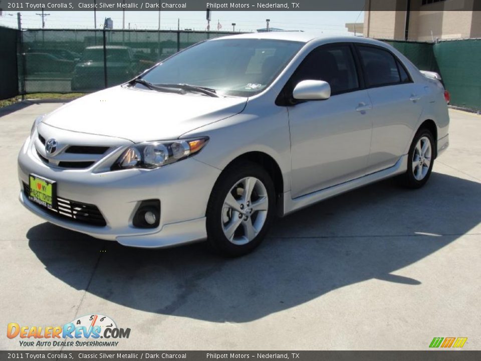 Classic Silver Metallic 2011 Toyota Corolla S Photo #7